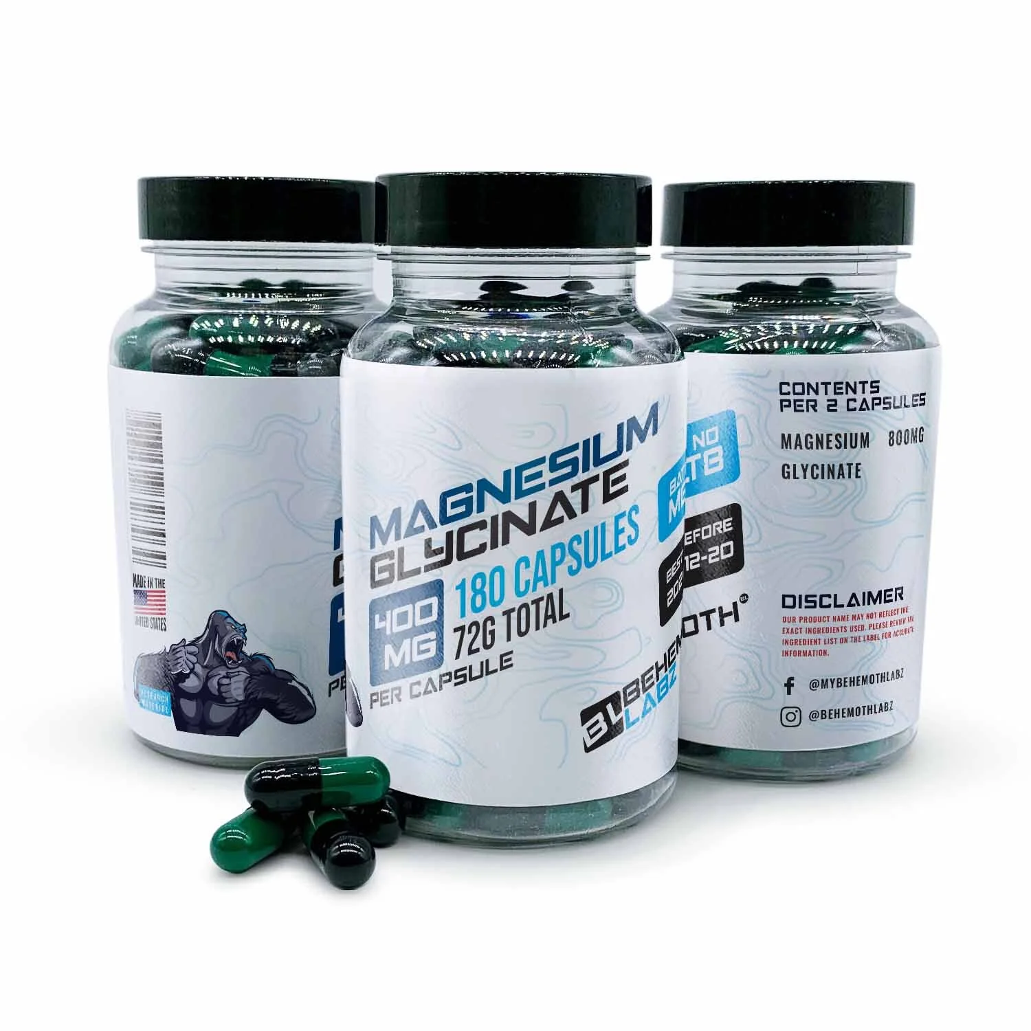 Magnesium Glycinate Capsules - Image 2