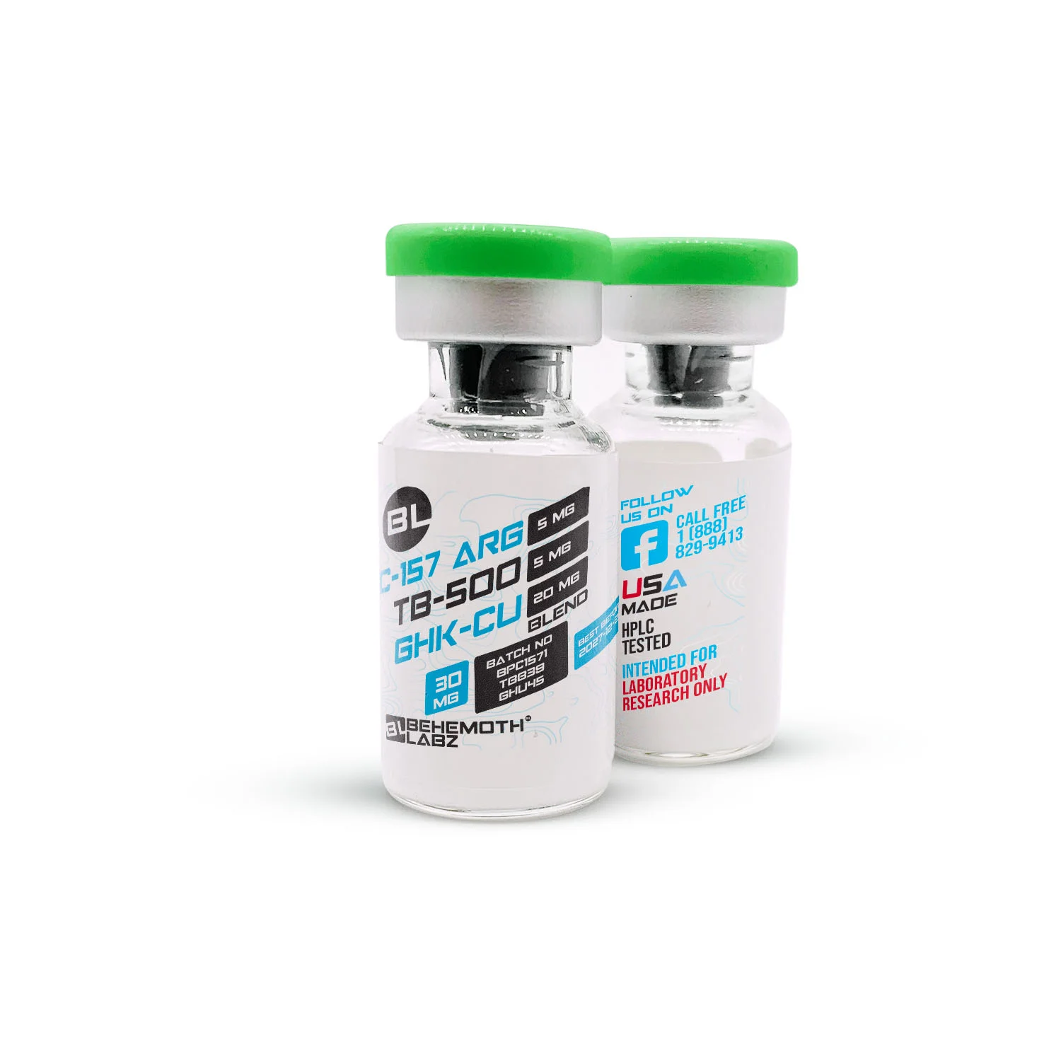 BPC-157 Arg + Thymosin Beta-4 + GHK-Cu Blend