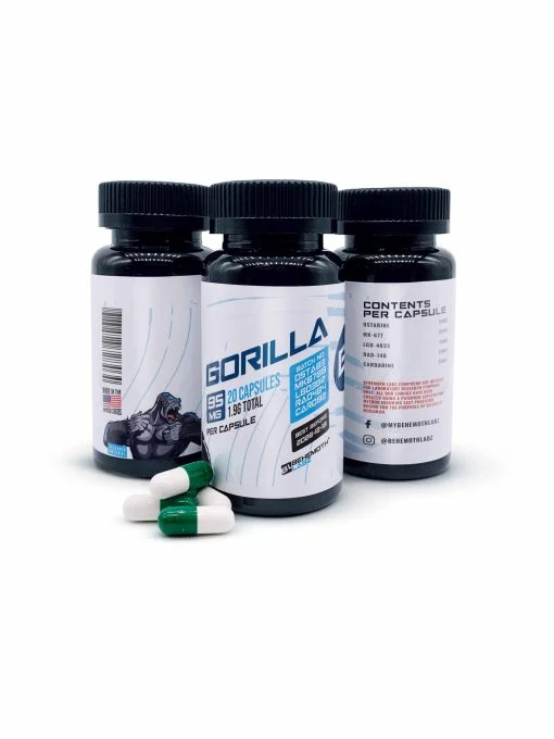 Gorilla Capsules (MK-2866 + MK-677 + LGD-4033 + RAD-140 + GW-501516)
