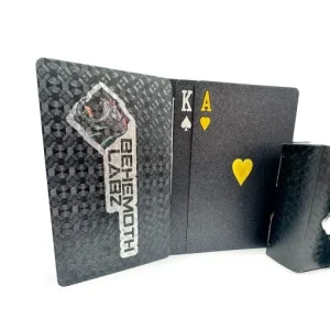 Black Foil Waterproof Playing Cards