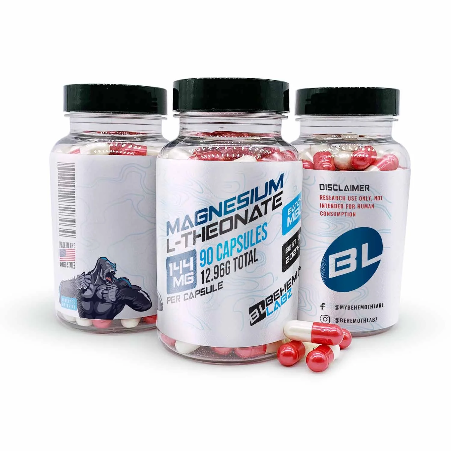 Magnesium L-Theonate Capsules - Image 2